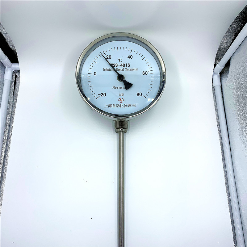 Industrial Bimetal Thermometer WSS-481S -20-80°C (1.5 Accuracy) for HVAC Systems Replaces WSS581 (No SY1812) - Image 4