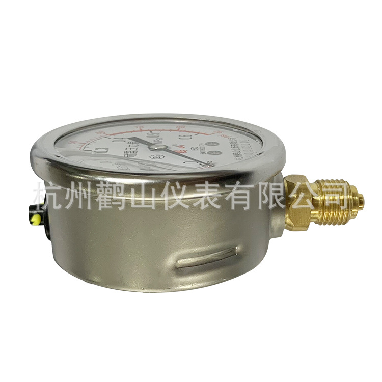Analog Pressure Gauge YN63 Oil-Filled Shock Resistant Radial Connection (0-0.6MPa/0-90psi) for General Industrial Applications - Image 4
