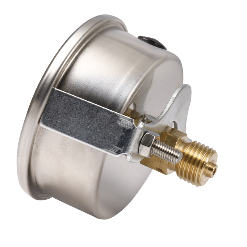 Axial Shock-Resistant Pressure Gauge YN60/ZL (0 to 1 MPa) with Stainless Steel Housing for HVAC Systems - Image 5