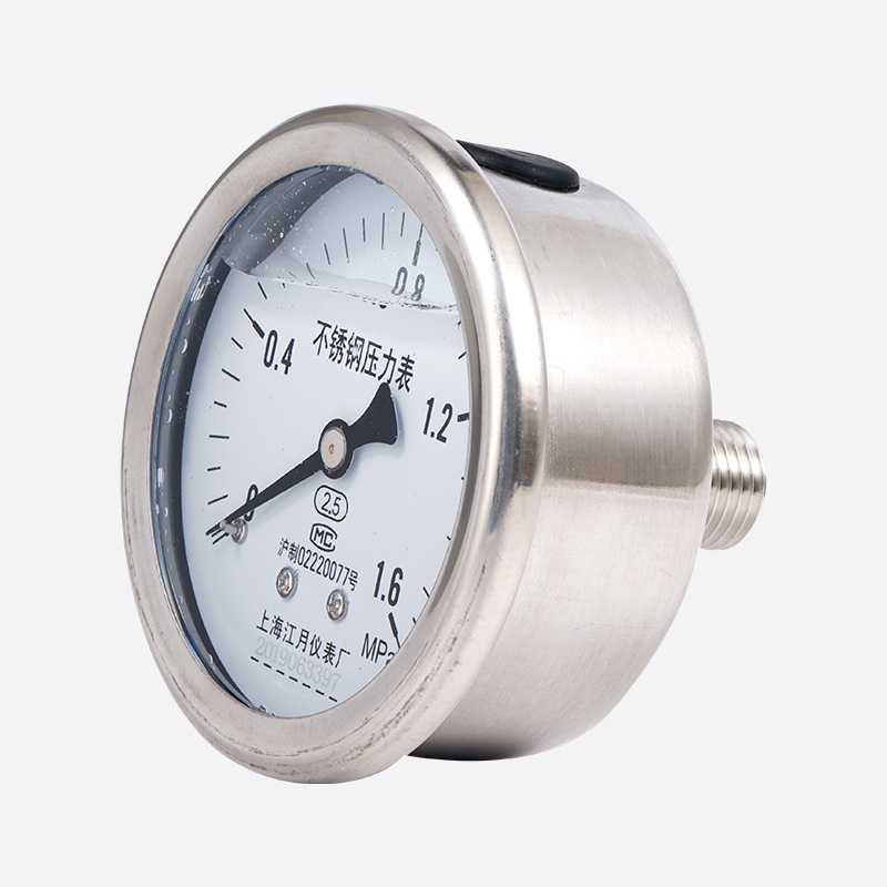 YN60BF/Z Stainless Steel Axial Pressure Gauge (0-2.5 MPa) for Air, Liquid, Oil, Water Pressure Systems - Image 5