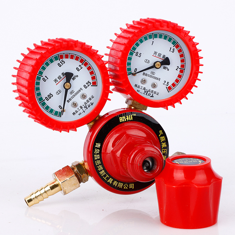 Shockproof Propane Pressure Reducer Regulator (0-0.25 MPa Primary, 0-2.5 MPa Secondary) for Propane Gas Tanks, Replaces YQW-02 Type Regulators - Image 4