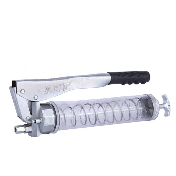 Clear Lever Grease Gun (900cc, 10000-13000 PSI) for Excavators & Construction Machinery - 이미지 5