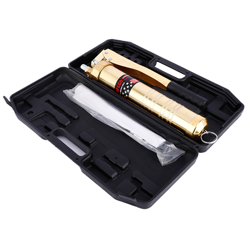 KOORFICO Gold Grease Gun (10000-13000psi, 600CC-900CC) Manual High-Pressure Pump for Excavators, Shovels, Engineering Machinery - Image 5