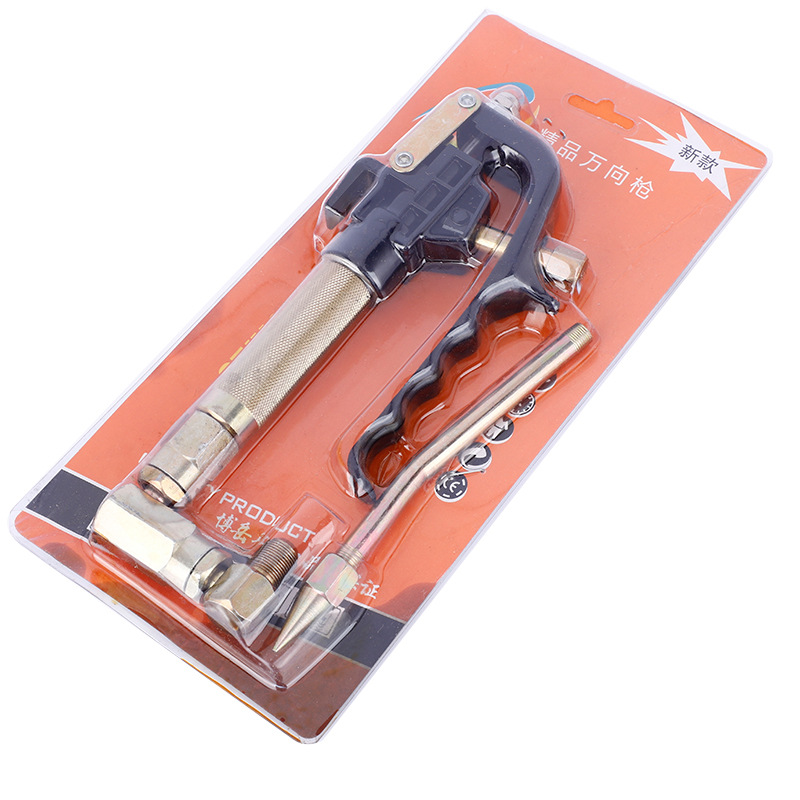 Pneumatic Grease Gun Coupler (Universal/Directional) with Foot Operated Oil Filler for Wanfeng Brand Systems - Image 5