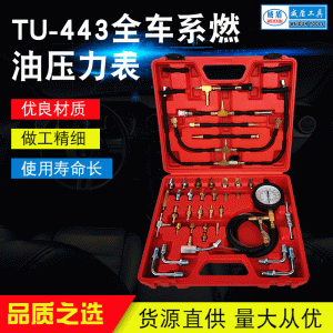 WEIDUN TU-443 Fuel Pressure Gauge Test Kit for All Car Models (43*37*11cm)