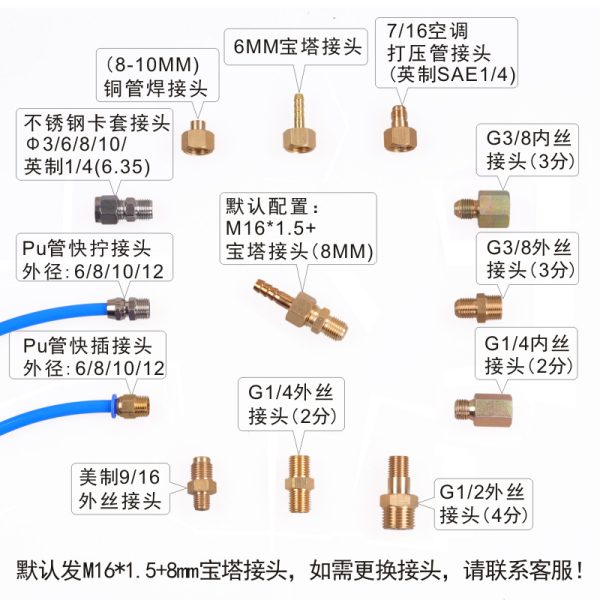 Provov YQY-12 Oxygen Pressure Reducer Regulator Brass Valve Body 2.5 MPa Safe and Durable - Gambar 4