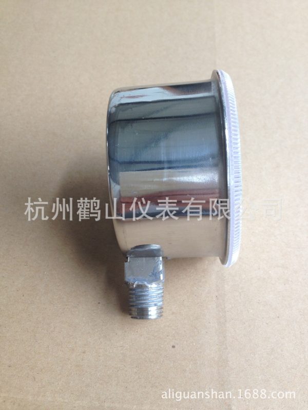 Full Stainless Steel Diaphragm Pressure Gauge YE60BF All-Stainless Micro Pressure Gauge for HVAC Systems 0-4 kPa to +/-50 kPa - Image 5