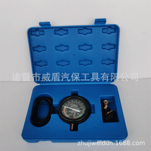 TU-1 Vacuum Pressure Gauge & Fuel System Tester Kit with Compound Meter 0-0.7kg/cm² 0-28IN-Hg for Automotive Engine Diagnostic