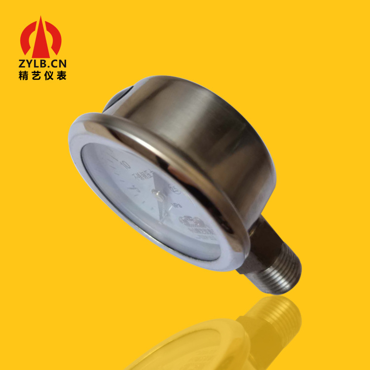 Full Stainless Steel Pressure Gauge Oil Filled Shockproof Radial YBN60 25MPa G1/2 - Image 5