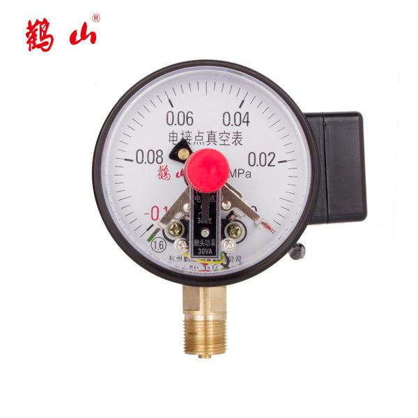 Industrial Electric Contact Pressure Gauge (0-1.6MPa, 100mm, Radial Mount, YXC100 Series) for HVAC Systems - Imagem 4