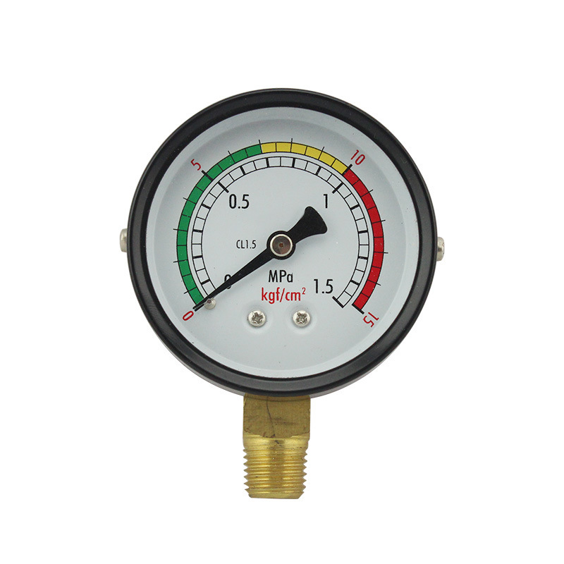Y40 General Pressure Gauge (0-1 MPa/BAR) with ABS Plastic Casing and Brass Thread, 40mm Dial, Radial Connection - Image 5