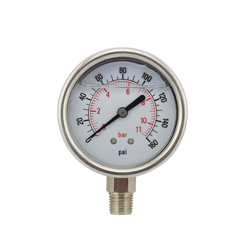 Radial Stainless Steel Pressure Gauge Y-50 (0-1.6 MPa, 1.5 Accuracy) for HVAC Systems - Image 5