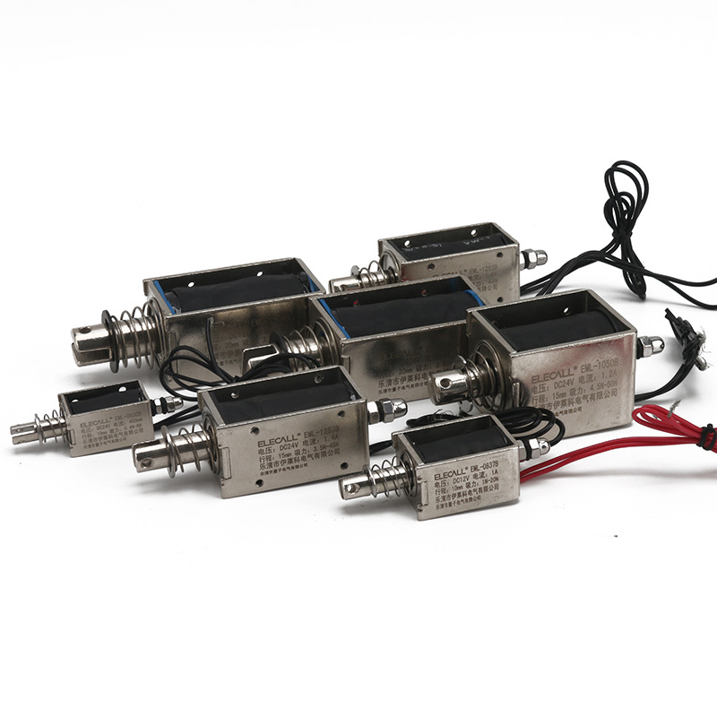 Electromagnet Solenoid Push-Pull Type Actuator (12V/24V/5V/6V Optional) for Industrial Automation - Image 5
