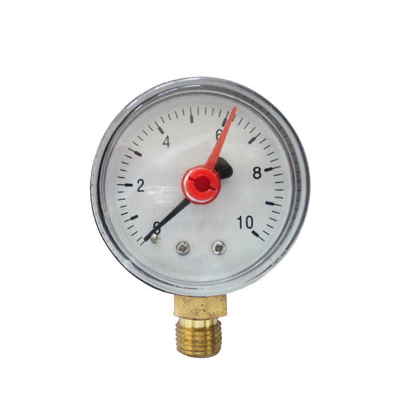 Metal Shell Pressure Gauge 0-150 psi/0-10 bar for Water Pump Lubrication Equipment HVAC - Image 5