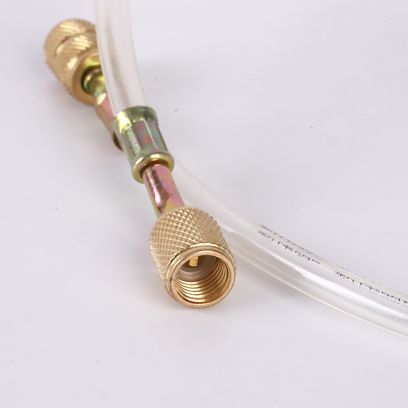 R22 Refrigerant Charging Hose (1.5m, Clear Tube) for HVAC Systems - Image 4