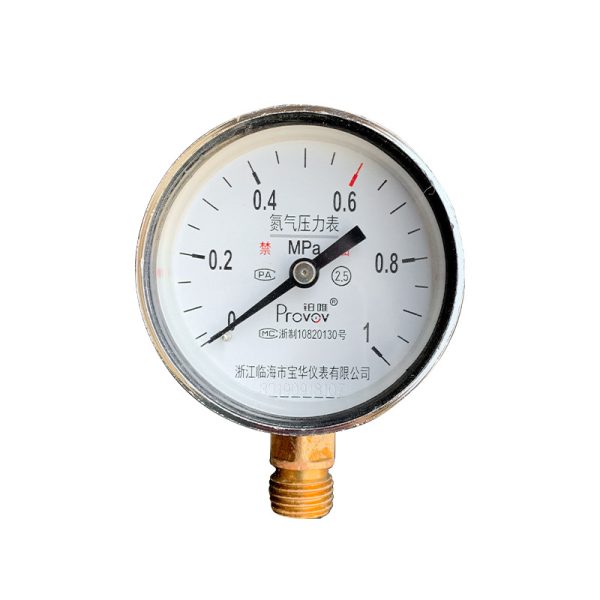 Provov Y-60 Nitrogen Pressure Gauge (0.4/1/1.6/2.5/4/6/10/25 MPa) for HVAC Systems - Imej 5