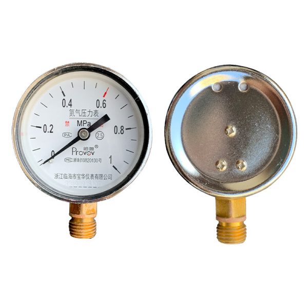 Nitrogen Pressure Gauge Y-60 (0.4/1/1.6/2.5/4/6/10/25 MPa) for Provov HVAC Systems - Imagem 4