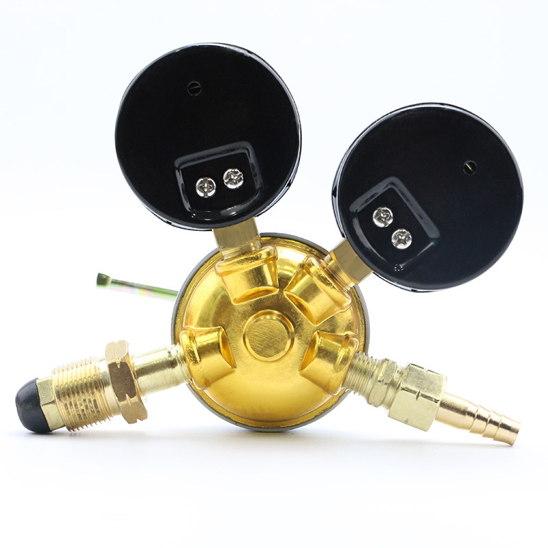 Propane Pressure Regulator YQW-3A Dual Gauge Gas LPG Regulator with Alloy Body and Stable Pressure Adjustment - Image 4