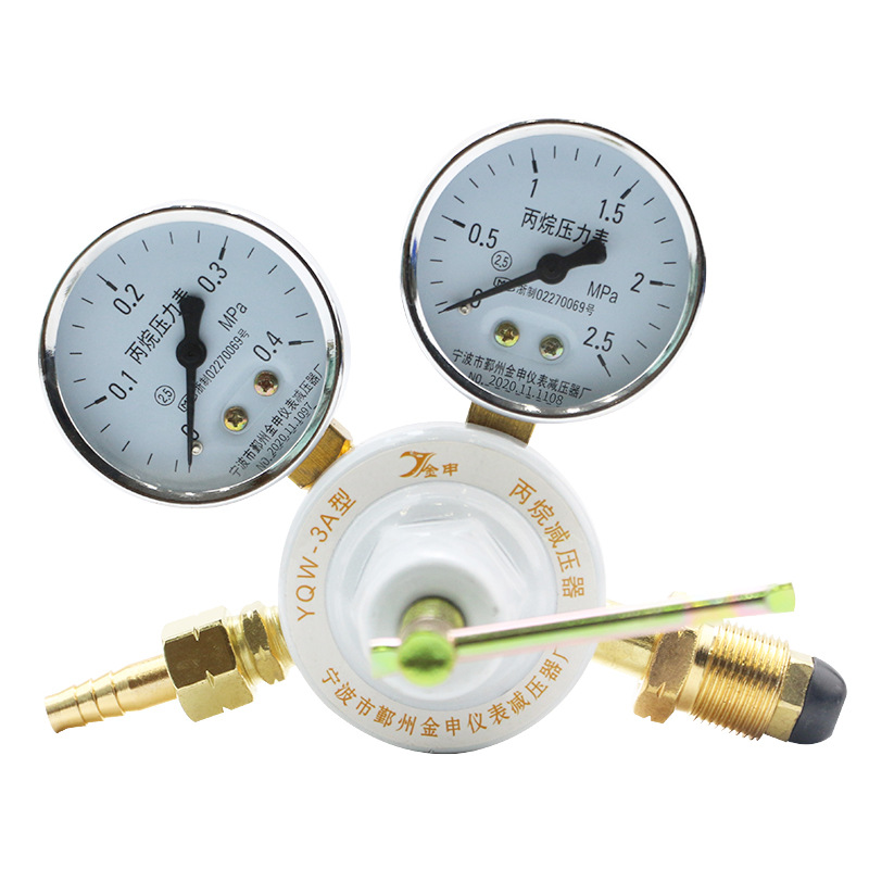 Propane Pressure Regulator YQW-3A Dual Gauge Gas LPG Regulator with Alloy Body and Stable Pressure Adjustment - Image 5