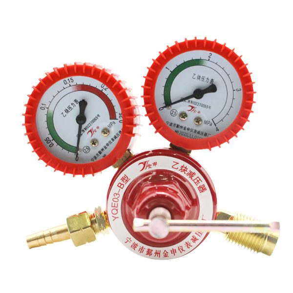 Acetylene Pressure Reducer with Protective Cover (YQE03-B, 0-3 MPa) for Industrial & Mechanical Factory Use - Изображение 5