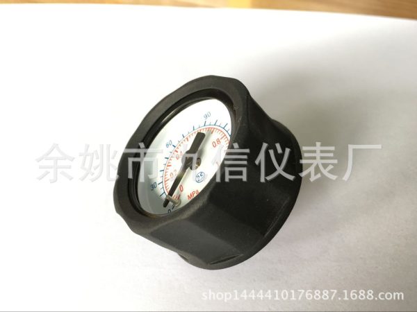 Y40 Pressure Gauge 40mm Dial 0-60 PSI & 0-4 Bar Axial Connection for HVAC Systems - Imagem 5