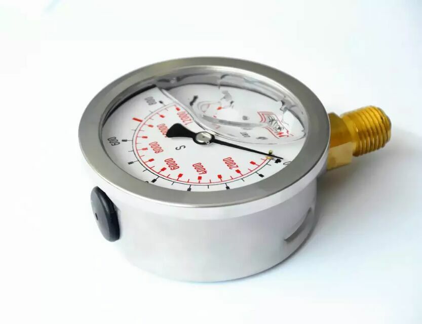 Analog Pressure Gauge (0-4 MPa, 40mm Dial, Radial Thread) for Water/Oil Pumps, HVAC Systems, Replaces YS Y40 - Image 5