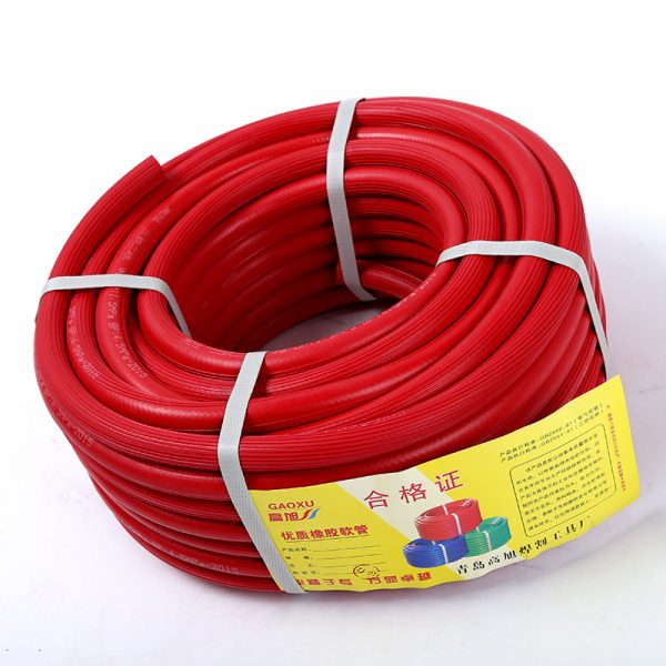GAOXU High-Pressure Oxygen Acetylene Hose, Red & Blue, Natural Rubber, Anti-Explosion Welding Gas Supply Tube - 이미지 4