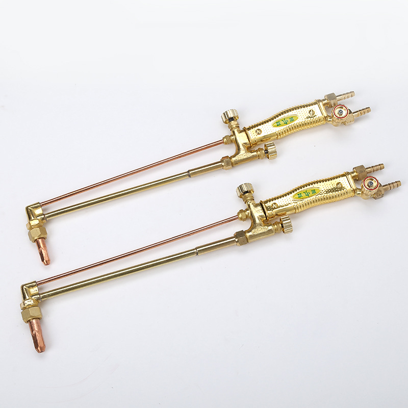 Premium Copper Oxygen Acetylene Cutting Torch Kit, High-End Suction Type Gas Welder, G01-30 G01-100 Nozzle, 500mm Length, 5mm Wall Thickness, for Metal Cutting & Welding - Image 4