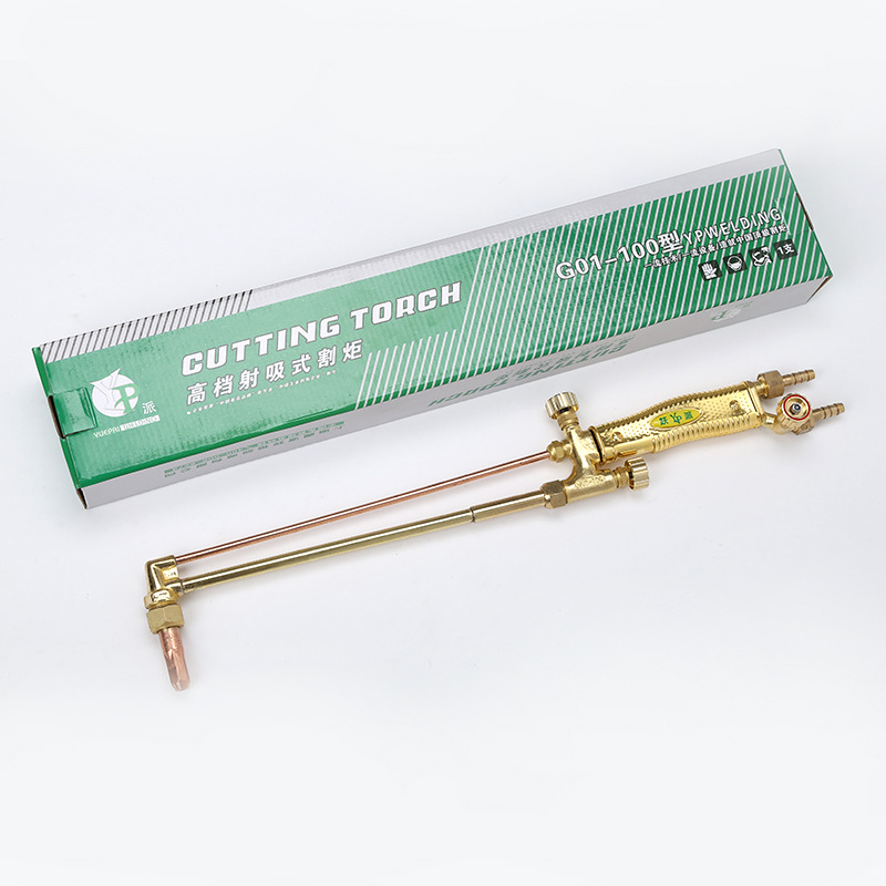 Premium Copper Oxygen Acetylene Cutting Torch Kit, High-End Suction Type Gas Welder, G01-30 G01-100 Nozzle, 500mm Length, 5mm Wall Thickness, for Metal Cutting & Welding - Image 5