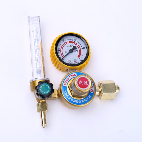 Yuepai YQAr-731L Argon CO2 Pressure Regulator Single Stage Flowmeter Gauge for MIG TIG Welding - Изображение 4