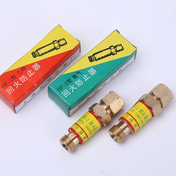 Changcheng All-Copper Acetylene Oxygen Flashback Arrestor Check Valve for Welding Cutting Torch - Gambar 5