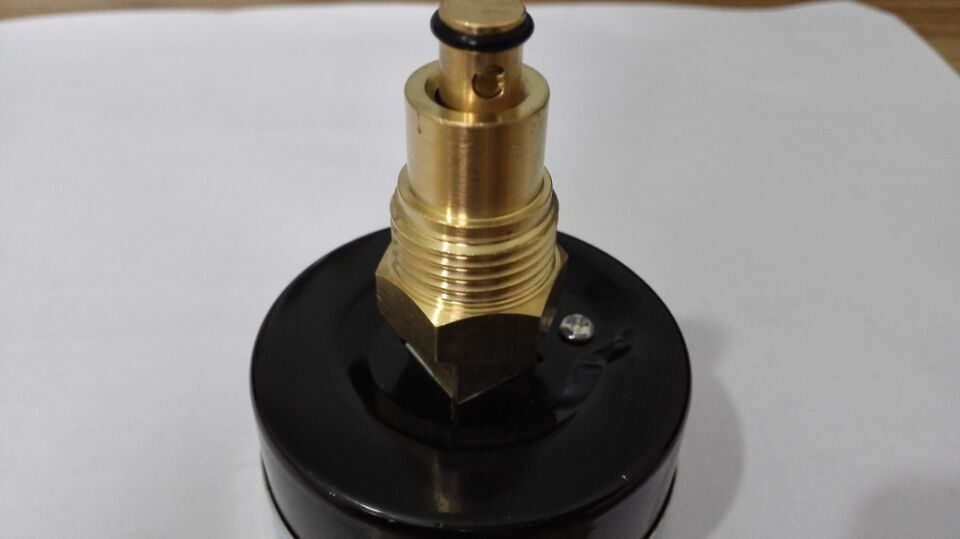 Temperature Pressure Gauge Temp Pressure Meter (0-10 Bar, -20-120°C, Stainless Steel Casing) for HVAC Systems - Image 4