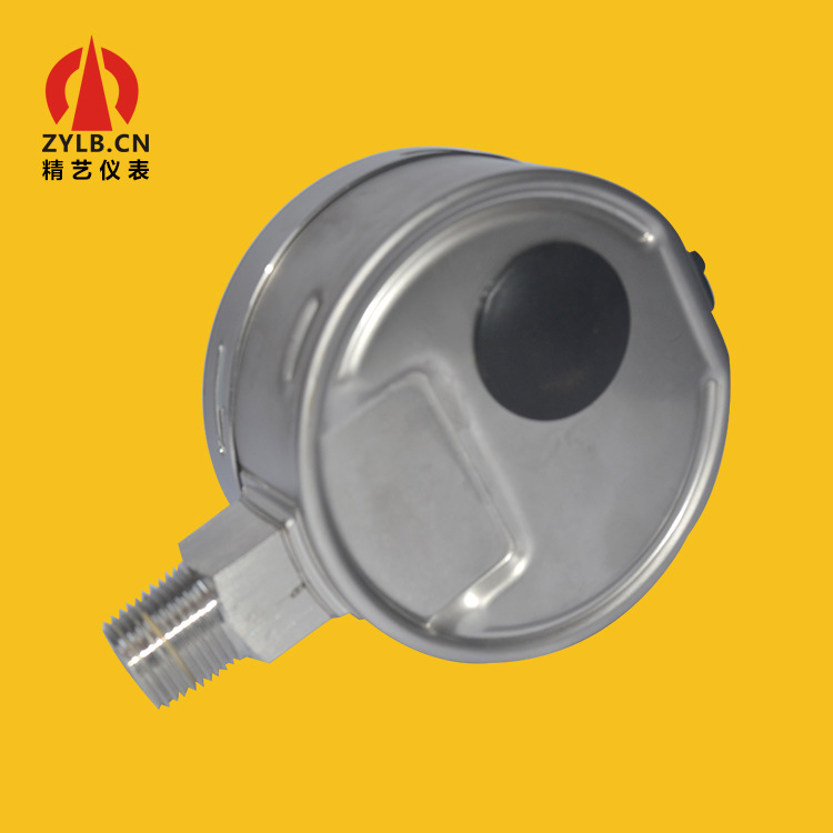 Full Stainless Steel Oil Filled Pressure Gauge YBN100 (6 MPa, 1.6 Precision, 100mm Dial, Radial Mount) for HVAC Systems - Image 4