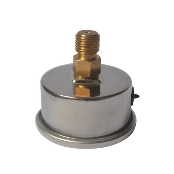 精艺仪表 YBN50Z 50mm Axial Stainless Steel Pressure Gauge 1.6 MPa (16 kg/cm²) Anti-Vibration Oil-Filled - Изображение 5