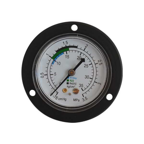 Panel Mount HVAC Pressure Gauge (2.5 Accuracy, -76cmHg to 3.5MPa) for Refrigerant R134a R22 R407C Systems - Изображение 4