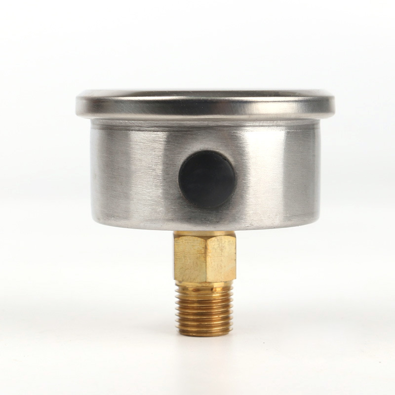 Industrial Pressure Gauge Stainless Steel Case Copper Core Glycerin Filled Shockproof Pressure Gauge Y50 (0-60MPa/0-6000psi) - Image 5