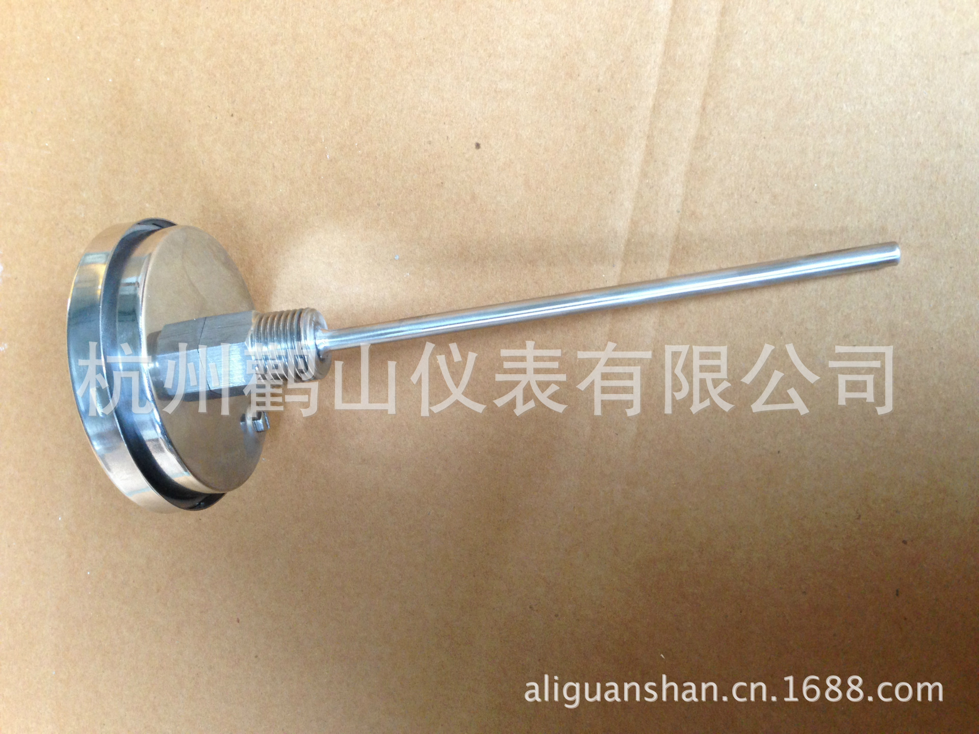 HVAC Bimetal Thermometer (0-200°C/F, 60mm Dial) for Industrial HVAC Systems, Replacement WSS Series - Image 4