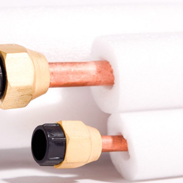 Universal Pure Copper Refrigerant Line Set (6mm/10mm OD) with Insulation for 1HP AC Unit - 이미지 4