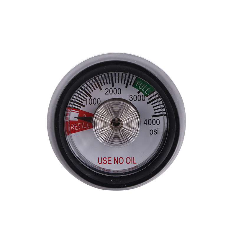 Bourdon Tube Pressure Gauge (0-4000 psi, 37mm, Axial) for Fire Extinguishing Systems - Image 5