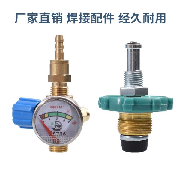 All-Copper Gas Valve Pressure Reducer for Portable Butane Gas Torches (New 2L Type, Anti-Fireback, Metal Handle) for 4mm Hose - Replaces Standard Gas Valves - Изображение 4