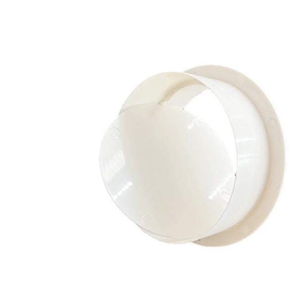 D-Type HVAC Duct Backdraft Damper (75mm), Odor-Proof, Wind-Resistant Check Valve for Kitchen Bathroom Exhaust Fans - Imagem 5