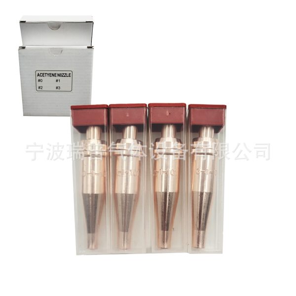 1-101 American Style Acetylene Cutting Nozzles Kit, 0-3# Copper Tips for Gas Cutting Torch, 4-Pack Combo Set - 이미지 5