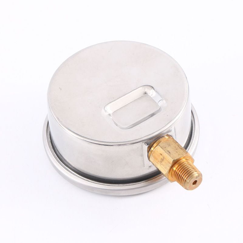 Y63LF-A Seismic Pressure Gauge (63mm Dial, -0.1 to 5.5 bar, 1/8.7/16 Connection) for HVAC Systems - Image 4