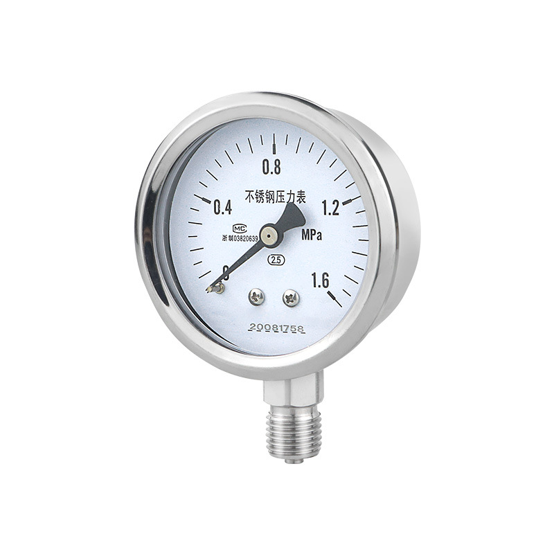 Durable Stainless Steel Pressure Gauge (0-1.6 MPa, 2.5 Accuracy) for Oil, Water, Gas, Liquid Pressure Measurement - Image 5