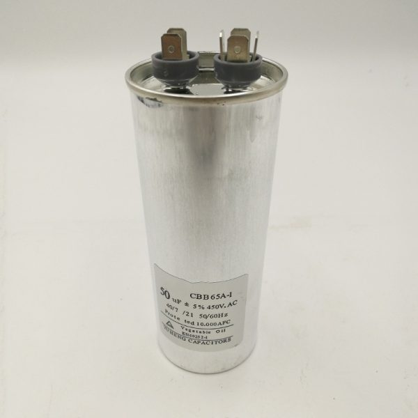 HVAC Run Capacitor CBB65A-1 50uF 450V AC Starter Capacitor for Air Conditioning Systems - 이미지 4