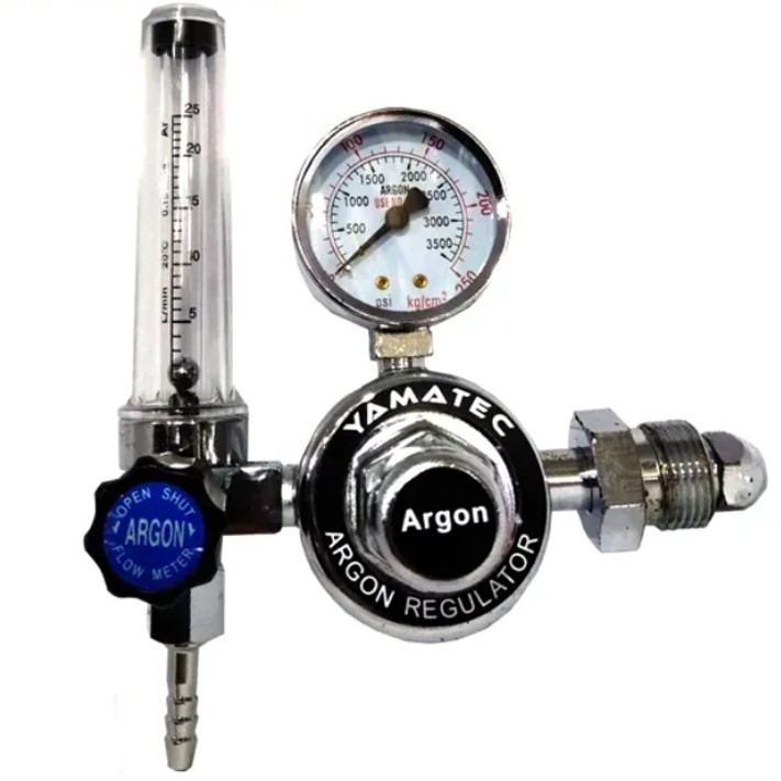 MIG/TIG Welding Argon CO2 Gas Flow Meter Regulator with Pressure Gauge WQ-01 - Image 5
