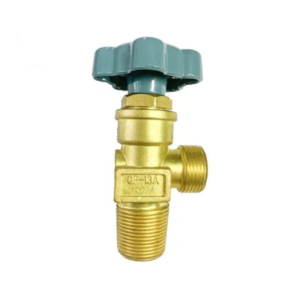 High Pressure Gas Cylinder Valve QF-6 QF-6A 15MPA Brass Chrome-Plated for Industrial Gas Bottles Replaces OEM Part Number QF-6*15*4*Copper - Gambar 4