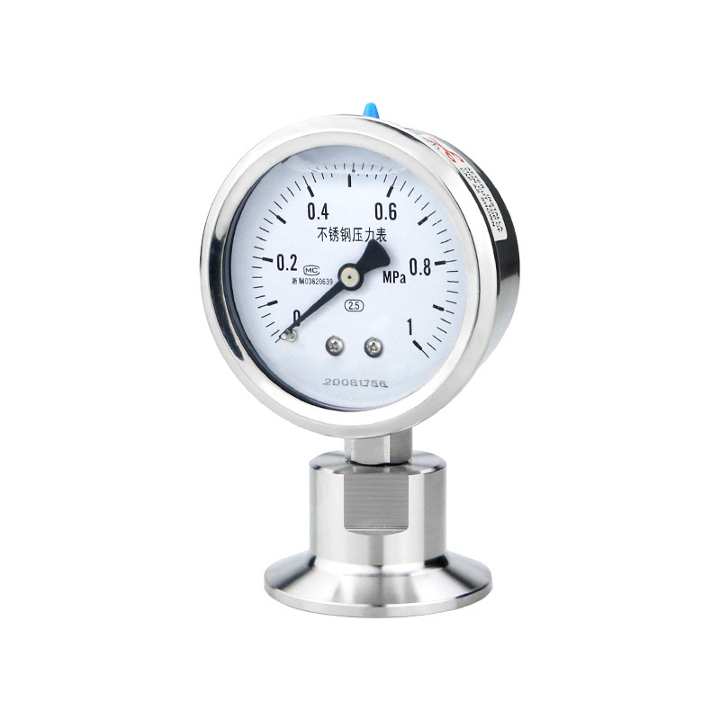 Sanitary Diaphragm Pressure Gauge (0-1 MPa, 2.5 Accuracy) with Clamp Connection for Food and Pharma Industry Compatible with Kaixuan Instruments - Image 5
