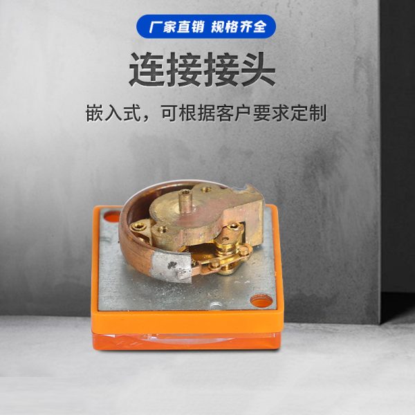 Pneumatic Pressure Regulator Square Gauge (0-1 MPa) for Air Source Filter, Micro Pressure Meter - Imej 4