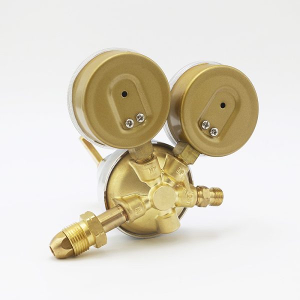Medium Acetylene Pressure Regulator (Acetyl Regulator) with Dual Gauges for Gas Welding and Cutting - รูปภาพ 4